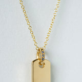 The Golden 18K Personalized Tag