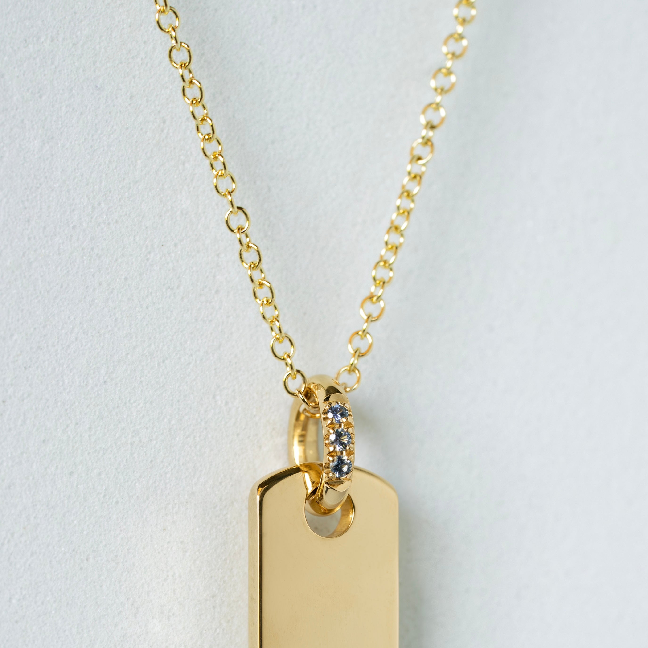 The Golden 18K Personalized Tag
