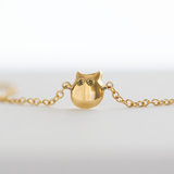 18k gold Cat symbol bracelet