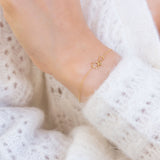 18k gold stethoscope bracelet