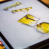 Arete edición limitada Mananasi oro 18k.