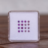 Heart solitaire stud earring.