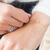18k gold dentist bracelet.